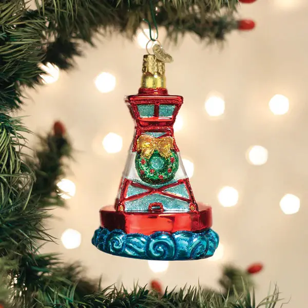 Nautical Holiday Buoy Ornament 1