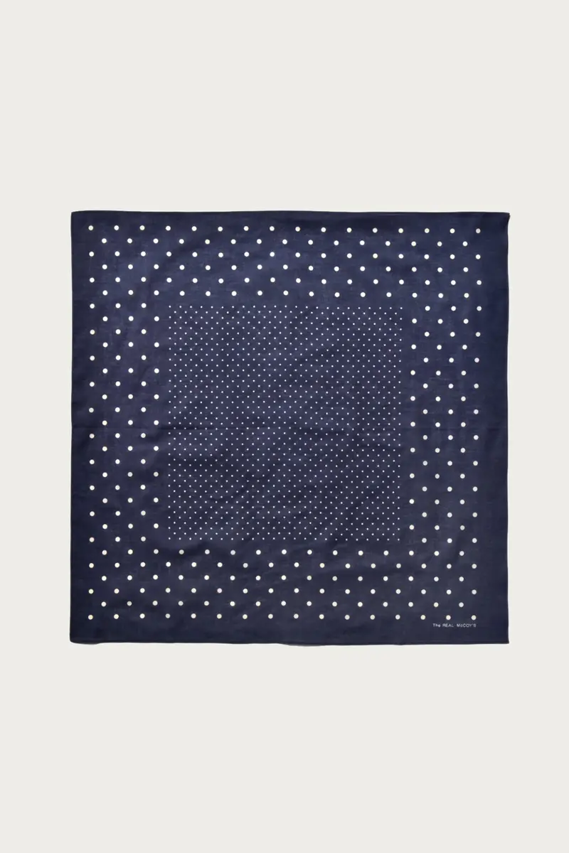 Navy Dot-Print Bandana 1