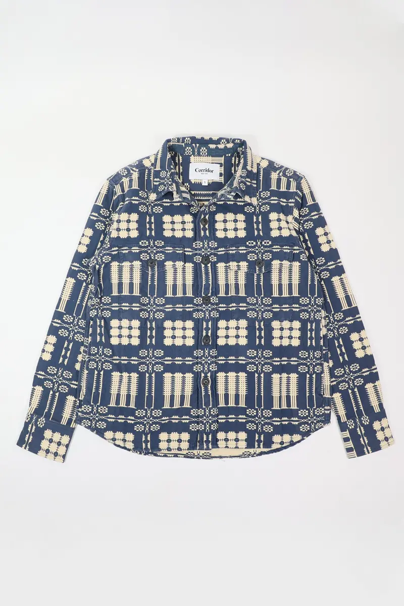 Navy Lancaster Heritage Wool Jacket 1