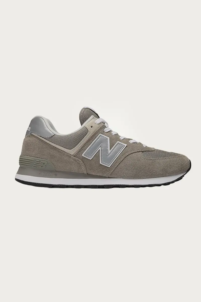 New Balance 574 Core Sneakers – Grey And White Design 1