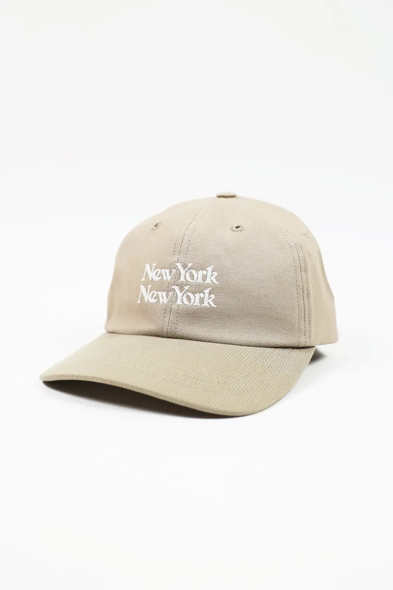 New York New York Snapback – Khaki Canvas 1