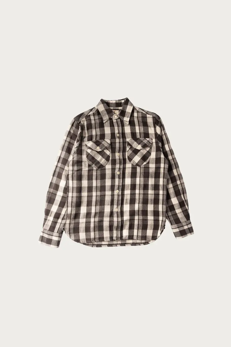 Night Pitch Washed Flannel Workshirt 1