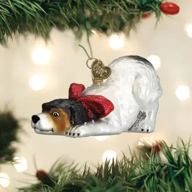 Norman Rockwell-Style Signature Dog Ornament 1