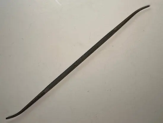 Nos Grobet Vallorbe Swiss Riffler File — Die Sinker Type, #2 Cut (Model 12983) 1