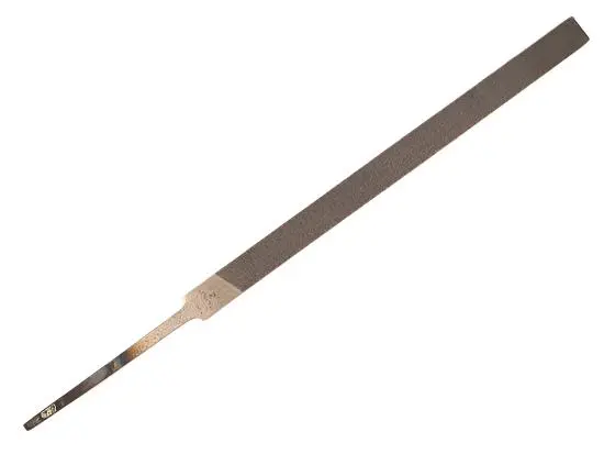 Nos Nicholson Usa Swiss-Style 4" Narrow Pillar File – Double-Cut #40049 1