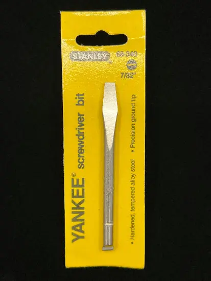 Nos Stanley Yankee Bit 68-340 — 7/32" Slotted, Usa-Made (Circa 1980S) 1