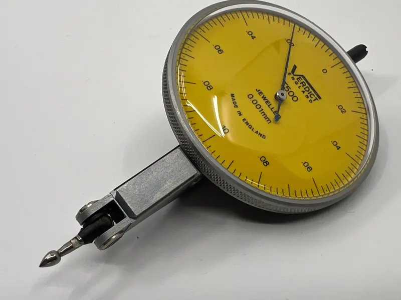 Nos Verdict Large-Face Dial Test Indicator – English-Made, 0.001Mm Graduation 1