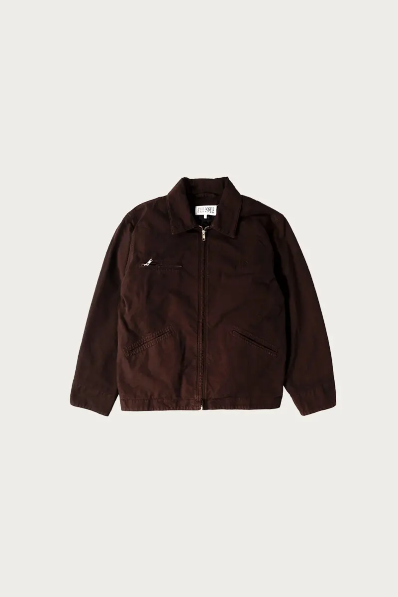 Numerals Utility Work Jacket – Rich Chocolate Brown 1