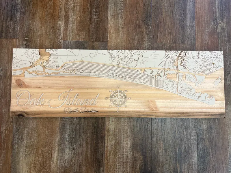 Oak Island Panoramic Art Print – Sandstorm Colorway 1