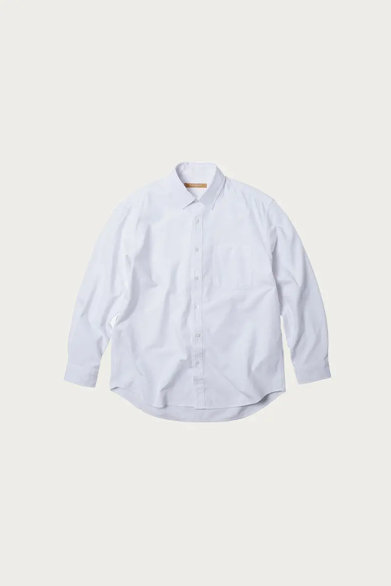 Og Oversized Oxford Shirt In White 1