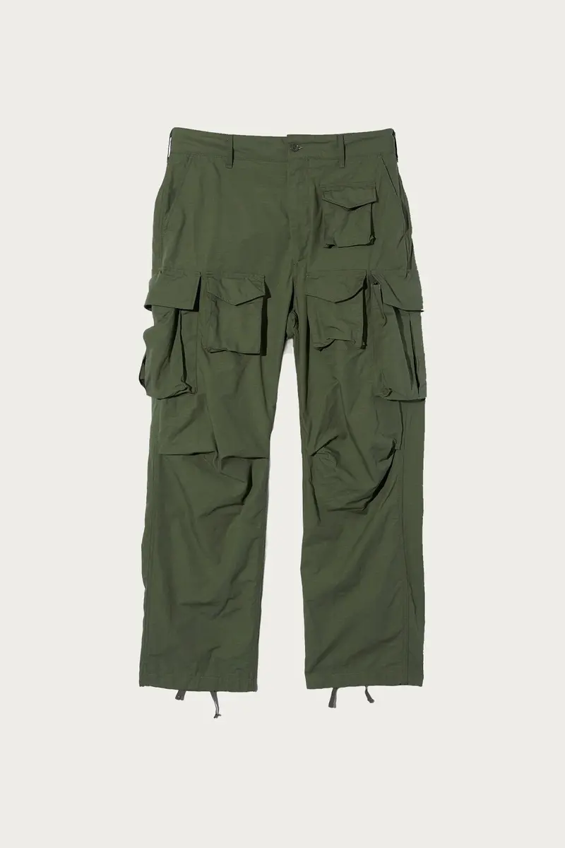 Olive Cotton Ripstop Fa Tactical Pants 1
