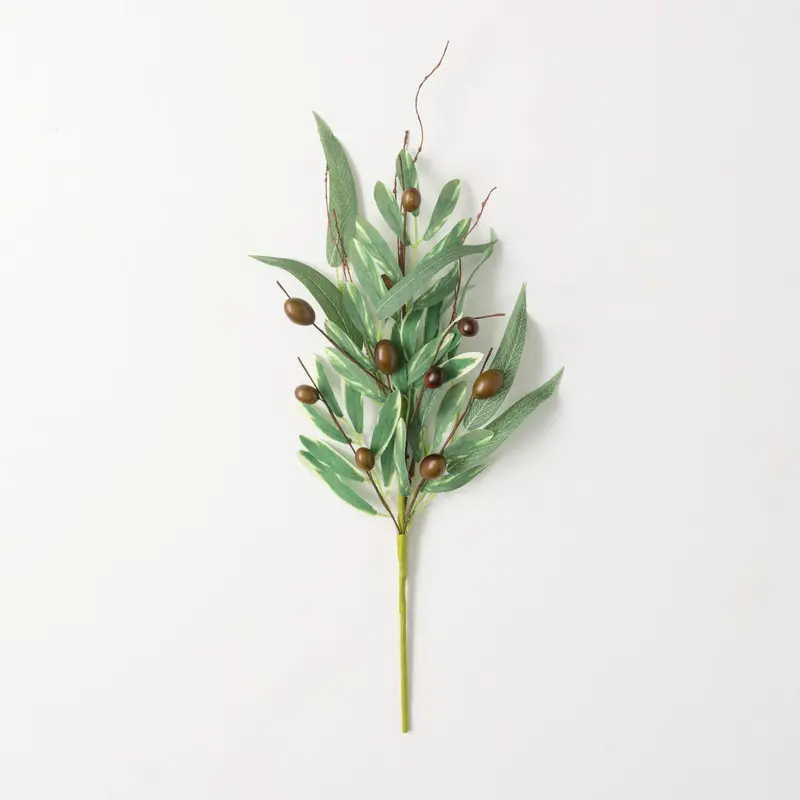 Olive Leaf Floral Accent Pick 1