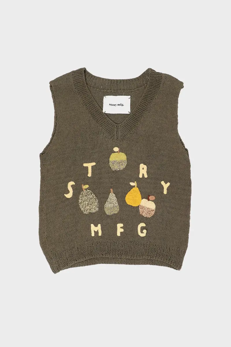 Olive Party Vest For Casual Gatherings 1