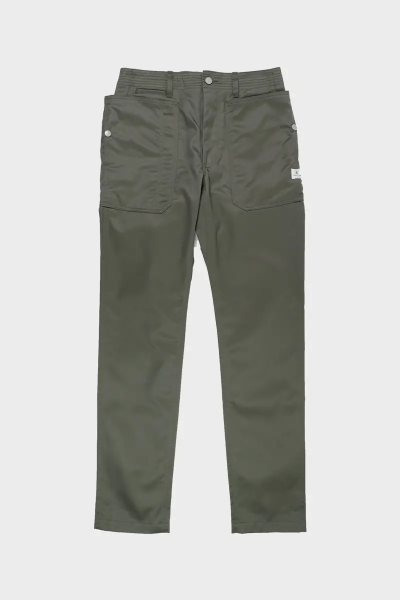 Olive West Point Fall Leaf Sprayer Work Pants 1
