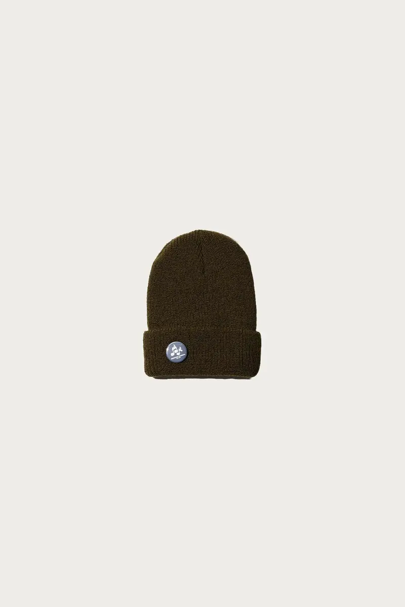 Olive Wool Watch Cap For Everyday Wear 1
