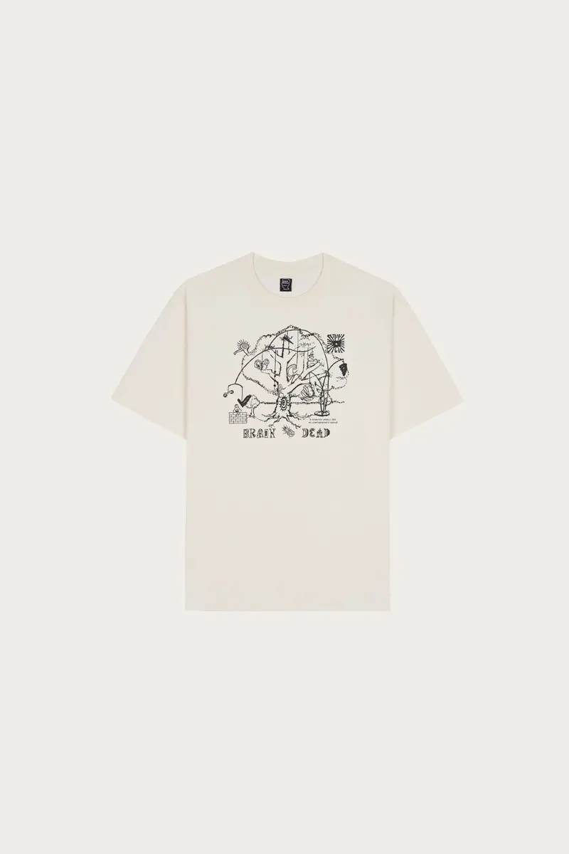Oracle Minimalist T-Shirt In Natural Off-White 1