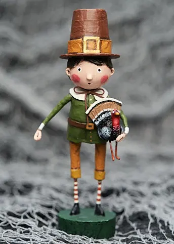 Palmer Pilgrim Figurine By Lori Mitchell 1