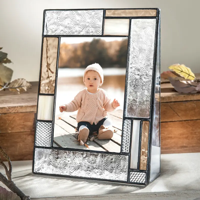 Peach Ivory And Cream Photo Frame Set 1