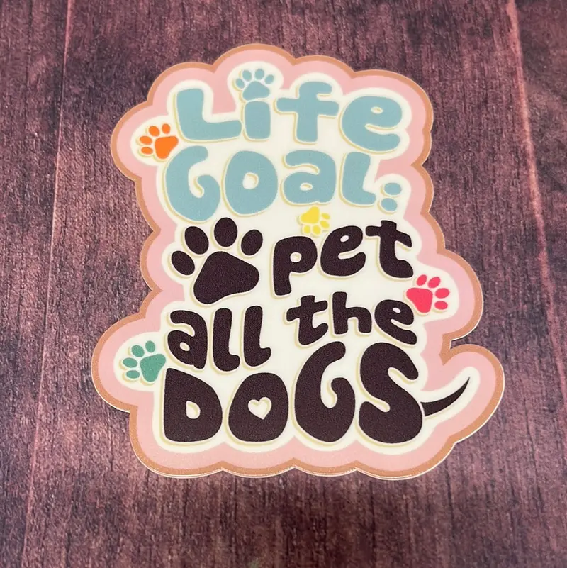 Pet All The Dogs – Pro-Dog Decal 1