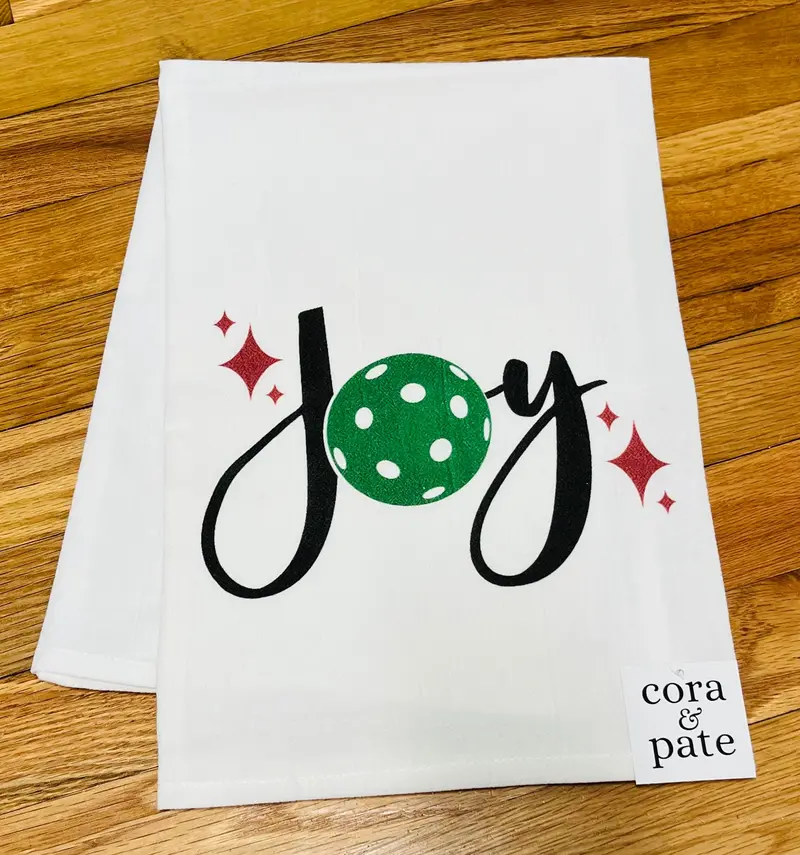 Pickleball 'Joy' Kitchen Towel 1