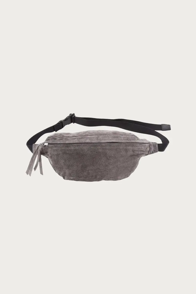 Pig-Themed Waist Pouch – Dark Gray 1