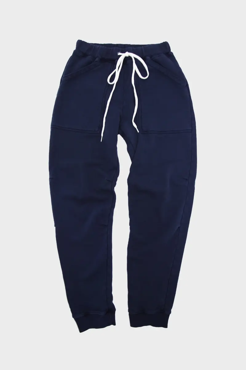 Pigment Army Gym Sweatpants – Navy Athletic Fit 1