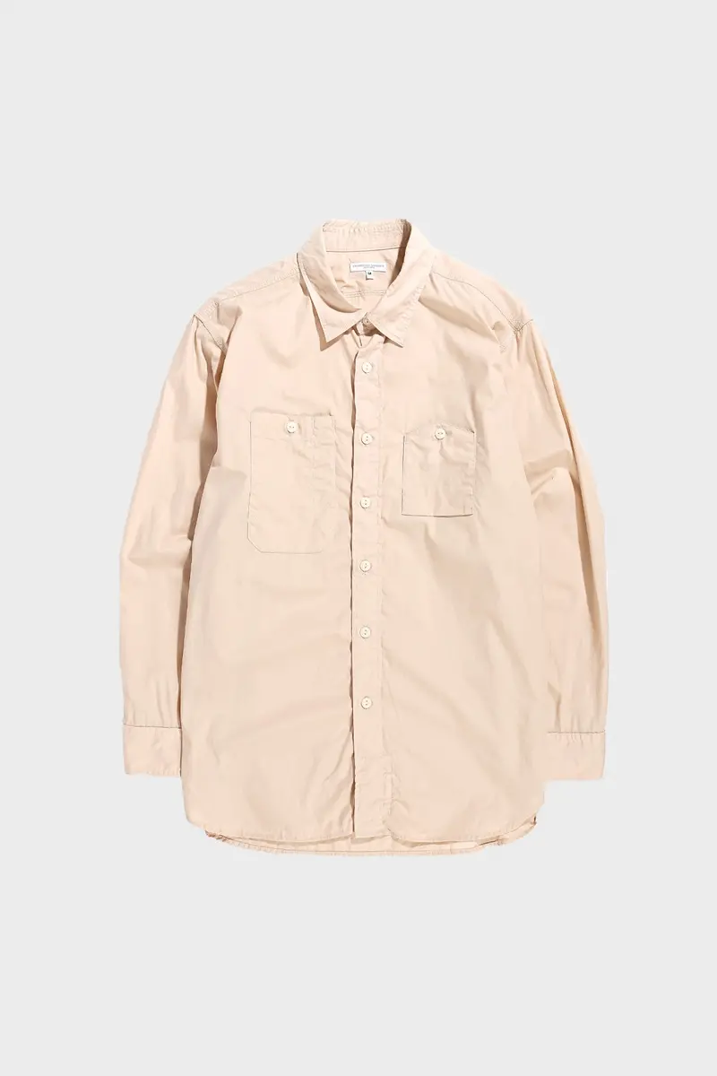Pink Superfine Poplin Work Shirt 1