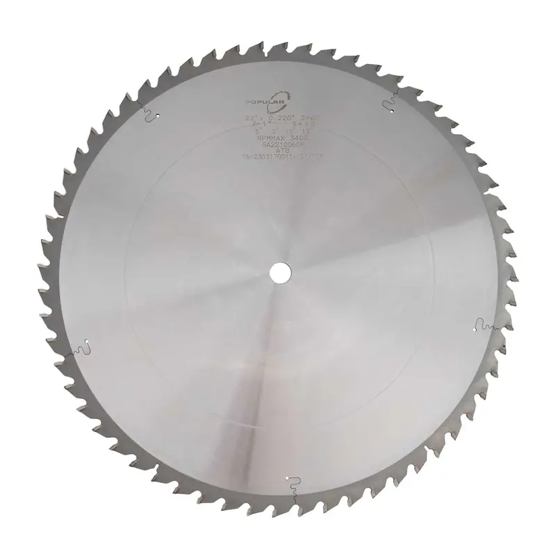 Popular Tools Ga2210080N – 22-Inch 80-Tooth Atb Carbide Saw Blade For Balanced Performance In Framing & Trim (.220" Kerf, 1" Arbor) 1