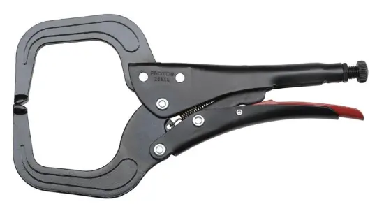 Proto Steel C-Clamp Locking Pliers – 11.25" Overall, Industrial Strength (266Xl, Spain) 1