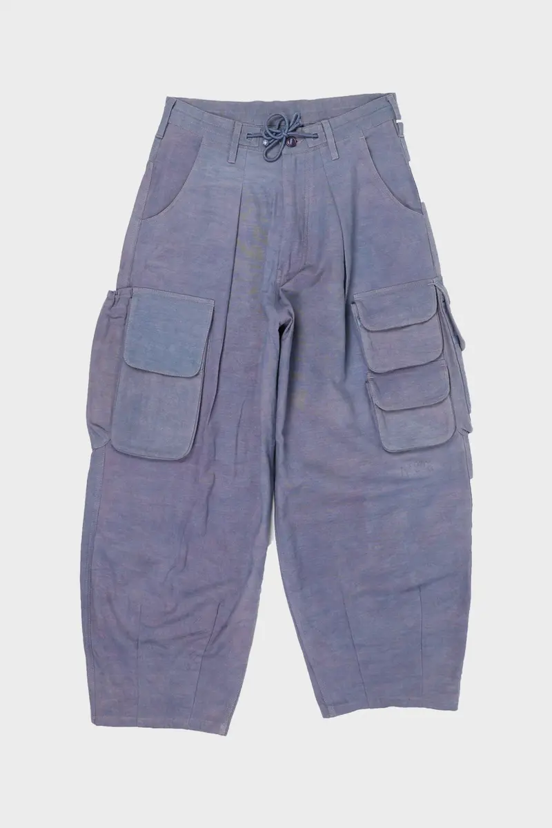 Purple Slub Forager Pant – Earthy-Tone Utility Trousers 1
