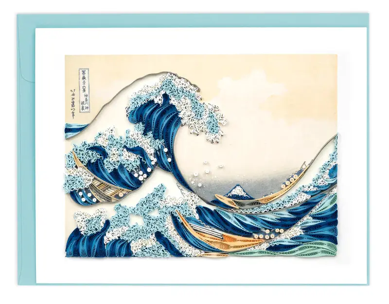 Quilled Interpretation Of The Great Wave Off Kanagawa 1