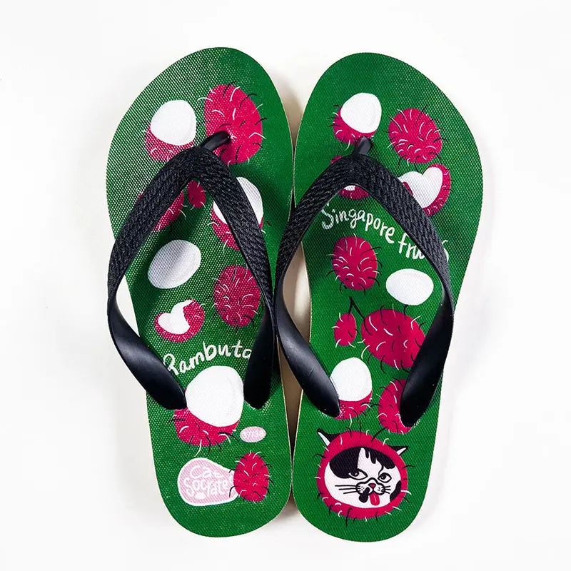 Rambutan-Inspired Singapore Fruit Flip-Flops 1