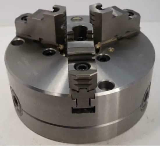 Rapidhold 8" 3-Jaw Precision Lathe Chuck – Front-Mount Design, 2-Jaw Set 1