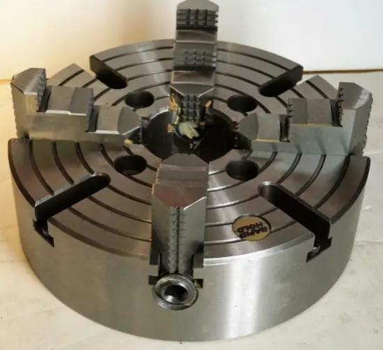 Rapidhold Hl10-55116 12" 4-Jaw Independent Lathe Chuck – Plain Back Configuration 1
