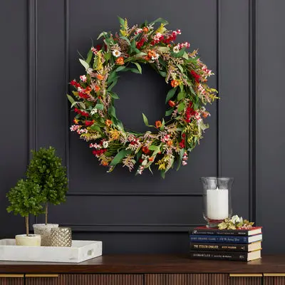 Raya Botanical Wreath – 26-Inch Diameter 1