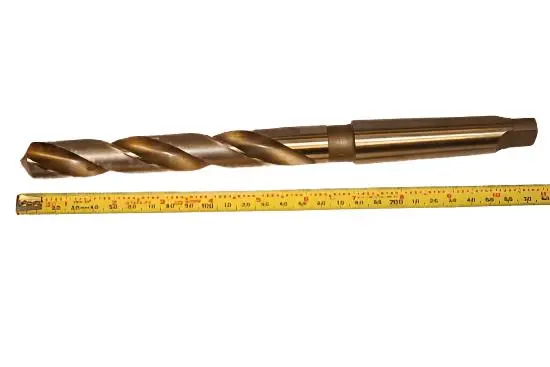 Rayo Hss Drill Bit — 13/16", #3 Morse Taper Shank, Uk Made (New Old Stock) 1