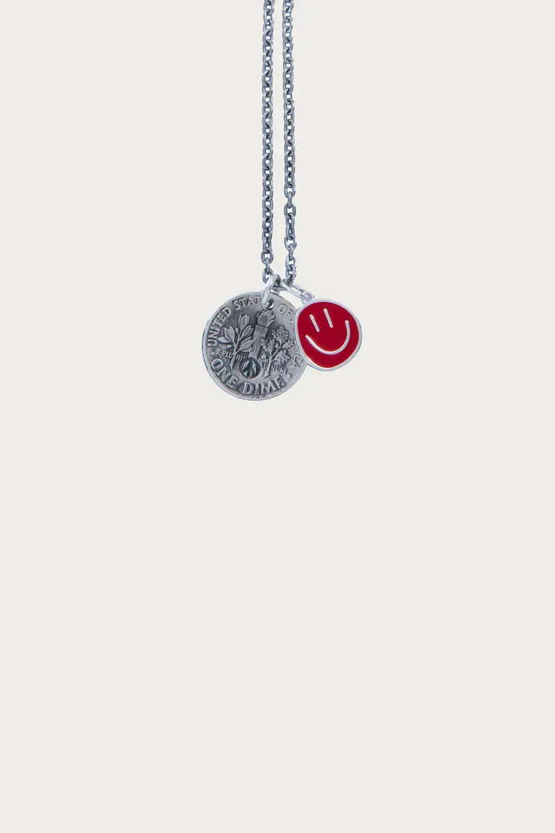 Red Smiley Accent Necklace 1