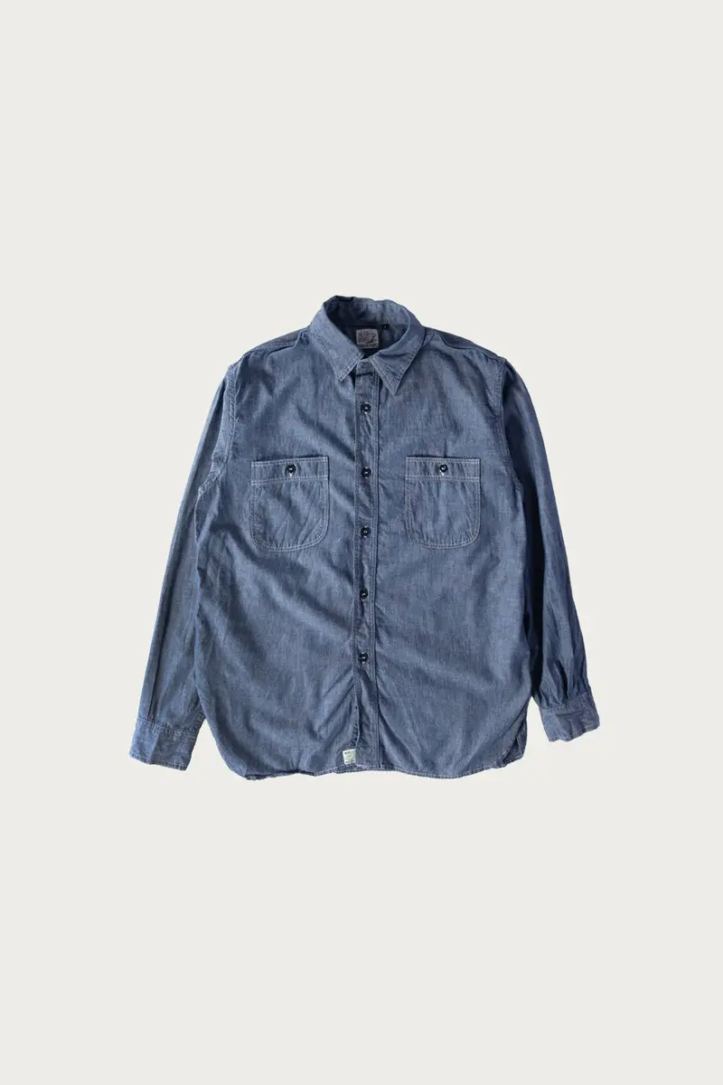 Relaxed-Fit Chambray Work Shirt 1