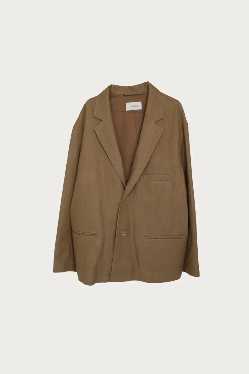 Relaxed-Fit Sb Workwear Jacket – Taupe & Beige Melange 1