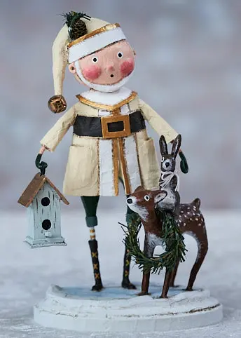 Retired Woodland Santa Collectible By Lori Mitchell 1