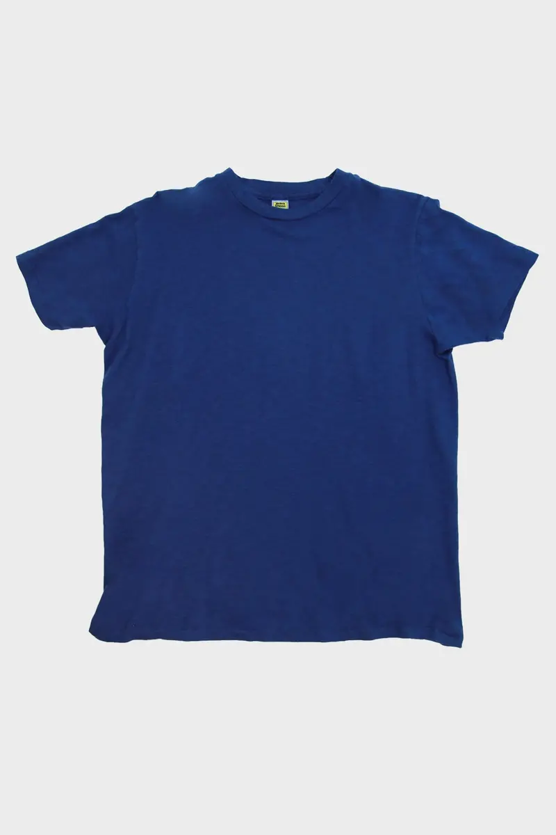 Rolled Short-Sleeve Tee – Navy Blue Shade 1
