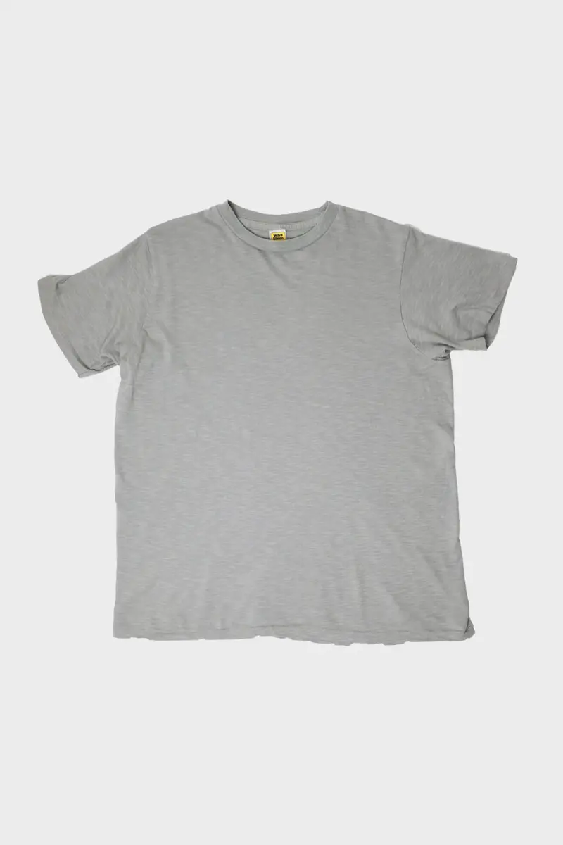 Rolled Short-Sleeve Tee – Soft Grey Heather 1