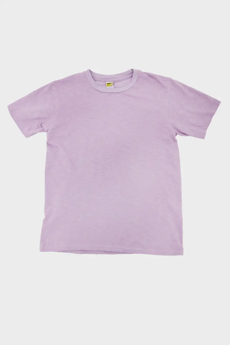 Rolled Short-Sleeve Tee – Wisteria Hue 1