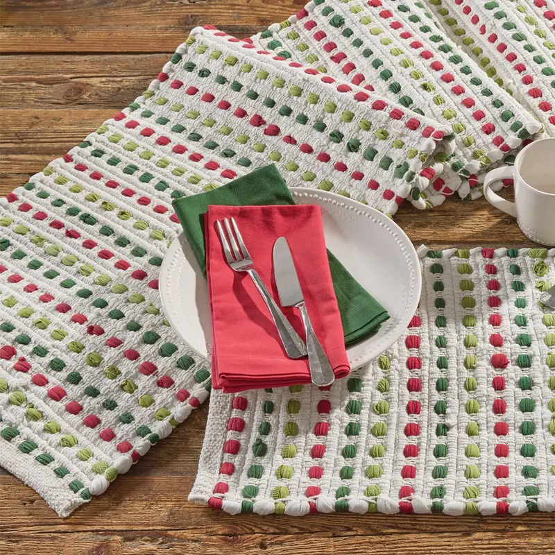 Ryland Holiday Table Runner – 54-Inch Linen Design 1