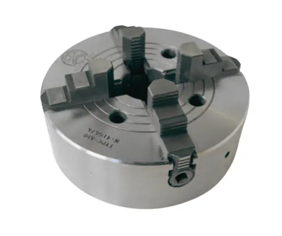 Sca Swedish 10" 4-Jaw Independent Lathe Chuck – Plain Back, Precision Machined 1