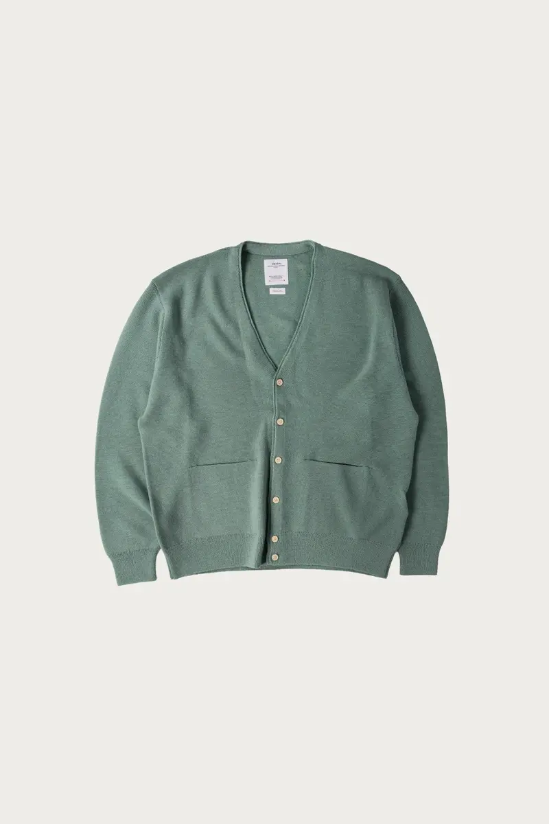 Selmer Knit Cardigan In Earthy Green 1