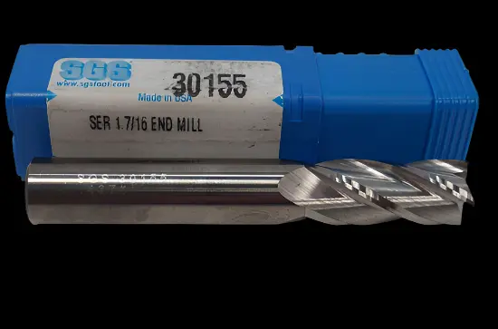 Sgs Usa Series 1 Solid Carbide End Mill – 7/16" Diameter, 4-Flute (Part 30155) 1