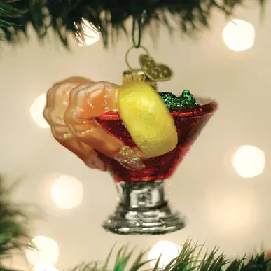 Shrimp Cocktail Cocktail-Themed Ornament 1