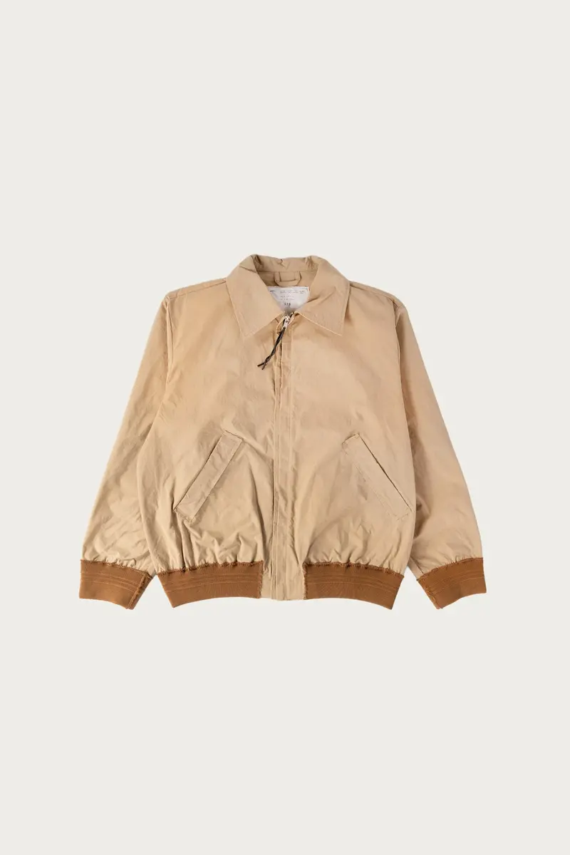 Simple Jacket In Sand – Clean Minimalist Outerwear 1