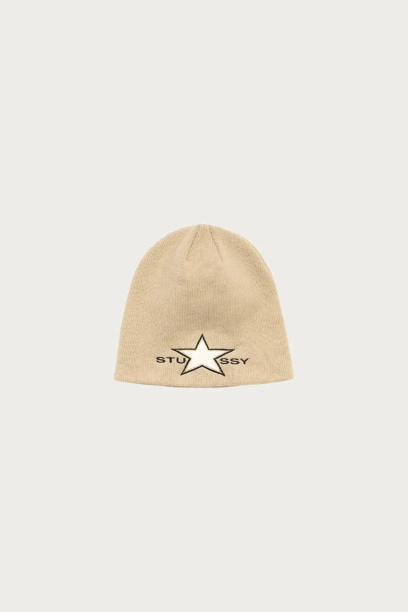 Skullcap Chenille Beanie – Natural Sand 1